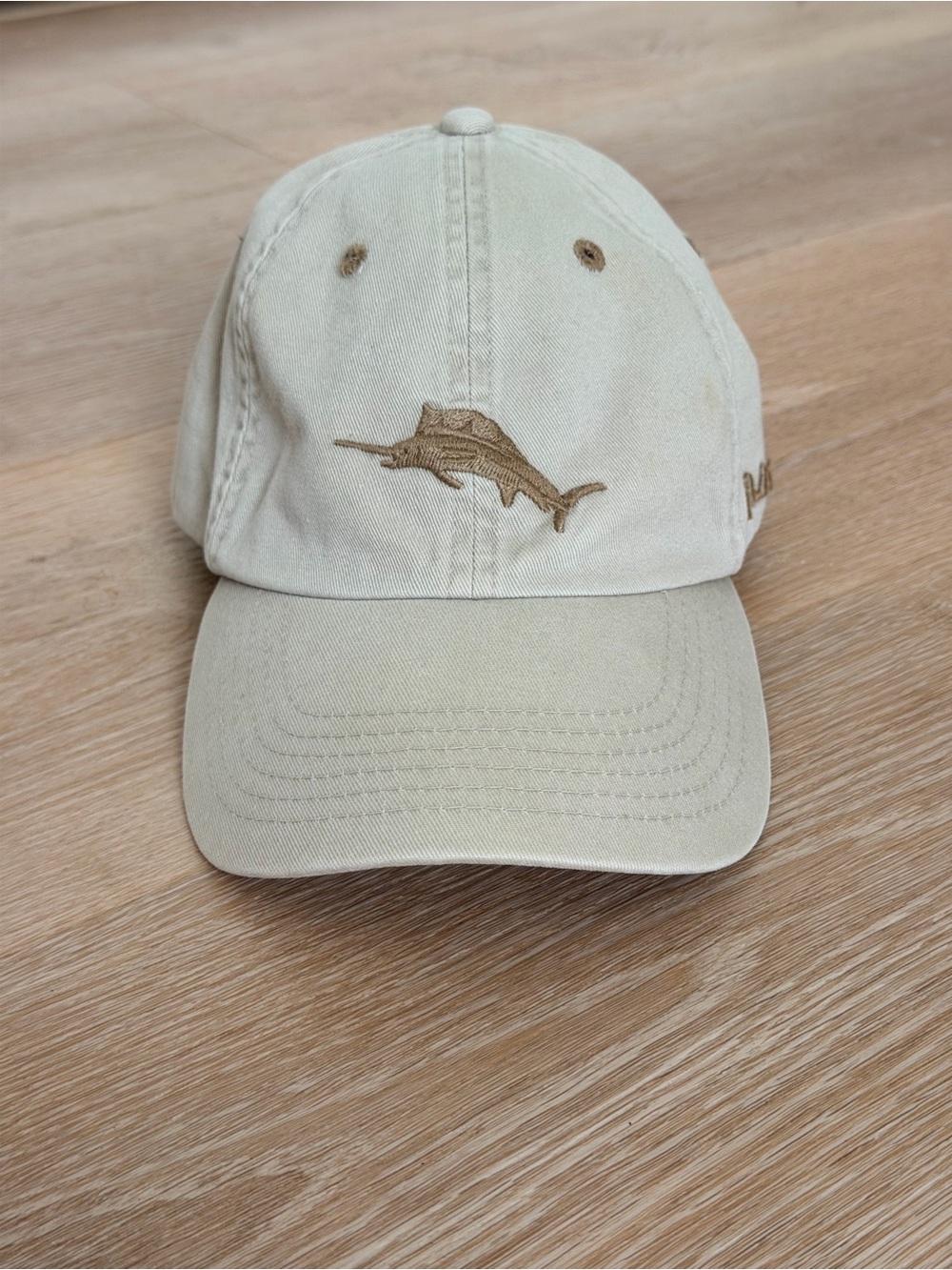 Vintage Tommy Bahama Boracay Marlin Cotton Baseball Cap Khaki Unisex Hat